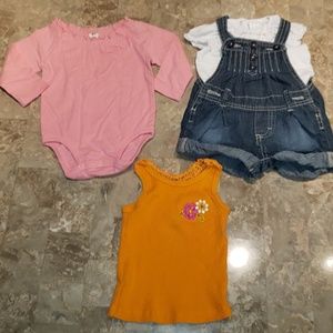 Bundle of baby clothes